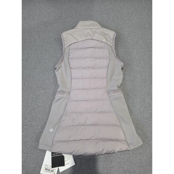 New with tags! Lululemon Gray puffer down vest women’s size 2 - Picture 8 of 8